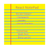 React NotePad icon