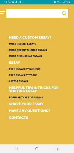 EssayHelp Screen 2