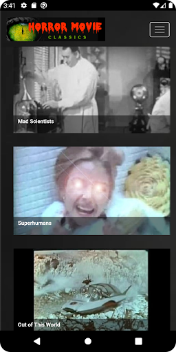Horror Movie Classics Screen 3