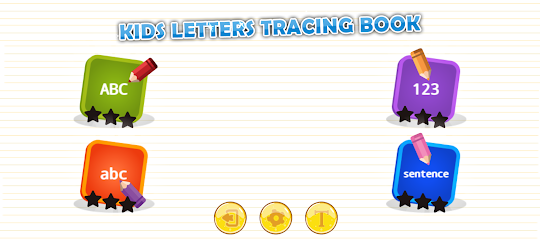 Kids Letters Tracing Book
