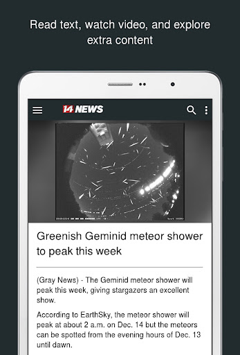 Screenshot of 14 NEWS WFIE