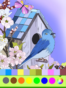 Screenshot 13 Libro para colorear pájaros android