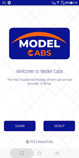 ModelCabs Screen 2