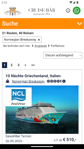 Android application Cruise Bär screenshort
