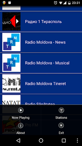 Radio Moldova Screen 3