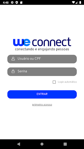 Android application We Connect screenshort