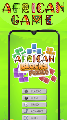 African Blocks Puzzle - Screenshot 1