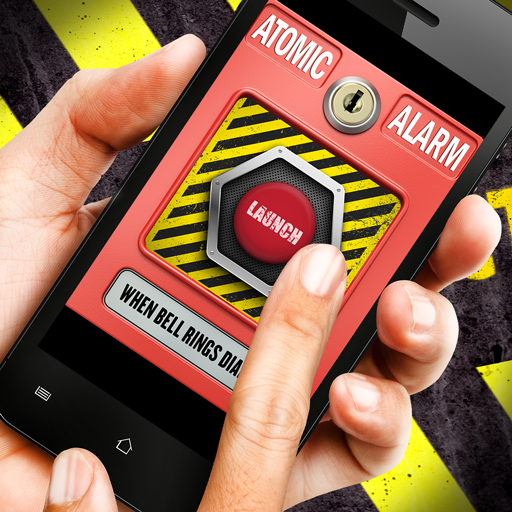 Atomic siren alarm sounds logo