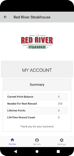 Red River Steakhouse Rewards Screen 3