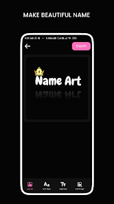 Captura 4 Name Art Maker & Text Editor android