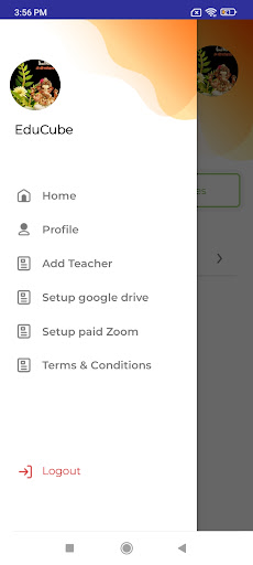 Android application EduCube Teaching screenshort