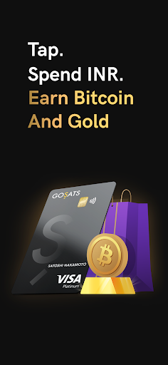 Android application GoSats: Gold and BTC Rewards screenshort