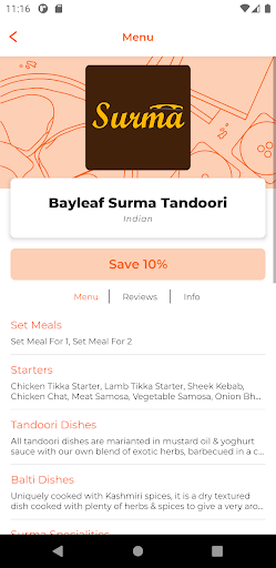 Bayleaf Surma Tandoori Screen 2