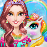 Rainbow Unicorn - Princess Beauty Adventures icon
