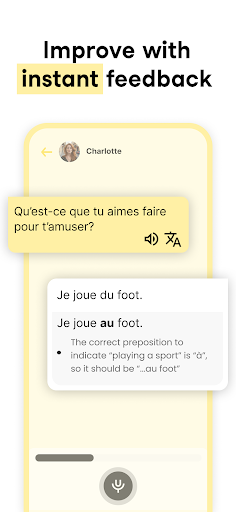 Screenshot of Univerbal AI Language Learning