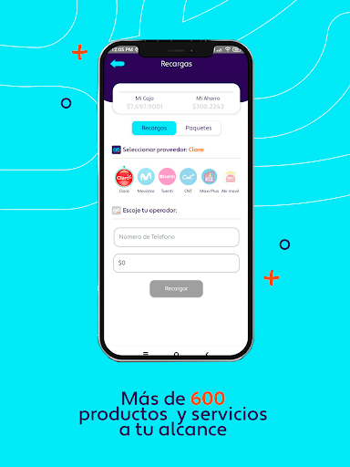 BeMovil Ecuador Recargas. Screen 2
