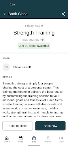 State of Fitness Screen 3