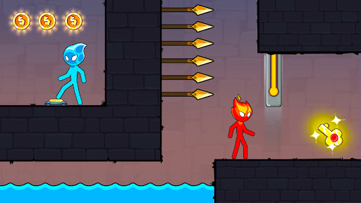 Stick Red boy and Blue girl - Adventure - games
