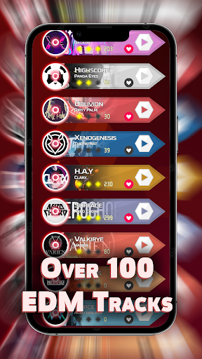 Android application Dash'n'Beat - EDM Rhythm game screenshort