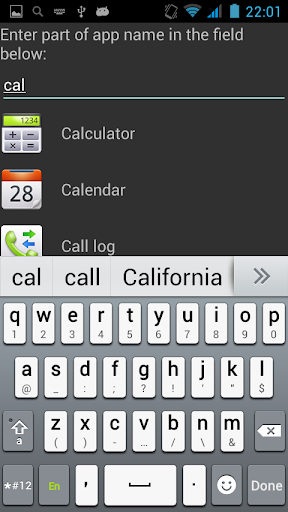 AppFinder Screen 3