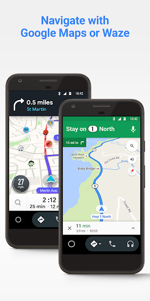 Android Auto banner