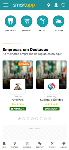 SmartApp - Central de Negócios Screen 3