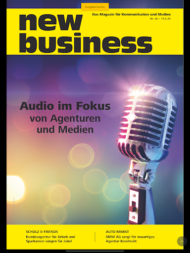Android application new business screenshort