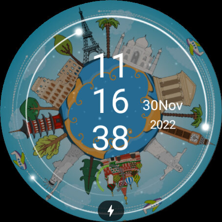 Animated World monuments Watch - 1.0.0 - (Android)
