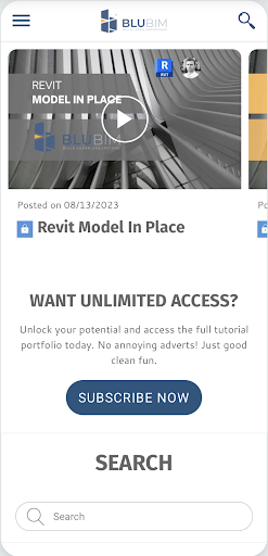 Android application Blu Bim -Learn Revit Tutorials screenshort