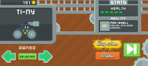 Tanks on Wheels Screen 2