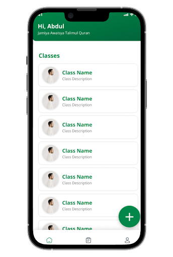 Android application Hifz Online Diary screenshort