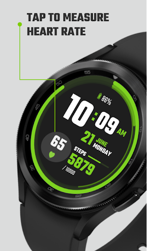 YW02 - Digital watch face Screen 2