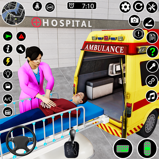 Ambulance Games Driving 3D 1.2 Icon