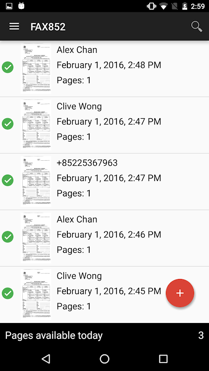 FAX852 - Fax Machine for HK - 3.46 - (Android)