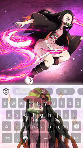 Nezuko Keyboard Theme Screenshot 2 - AppWisp.com