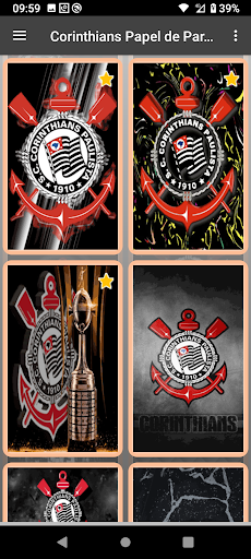Android application Corinthians Papel de Parede screenshort