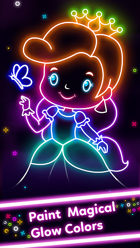 Doodle Glow Coloring Games 1.1.7 screenshots 1