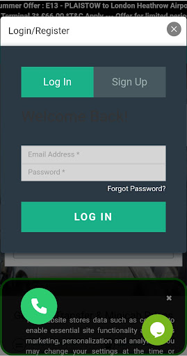 Android application Yolo Ride screenshort