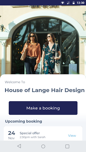 Android application House of Lange Hair Design screenshort