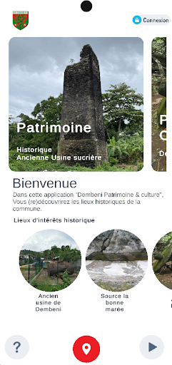 Android application Dembéni Patrimoine screenshort