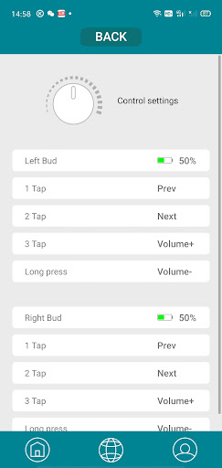 Android application BOOMPODS screenshort