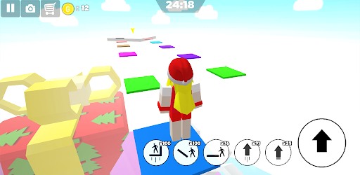 Android application Christmas parkour sweet girl screenshort