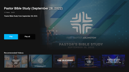 First Baptist Church Arlington Screen 3