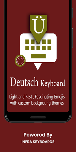 Android application German English Keyboard >infra screenshort