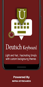 German English Keyboard : Infra Keyboard 1