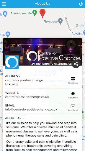 Centre For Positive Change Screen 3