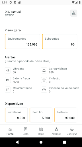 BWS Track - Rastreamento Screen 2