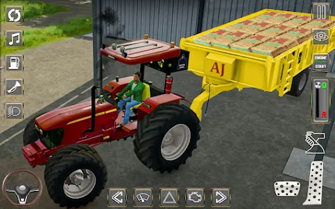 Cargo Tractor Driving Games 3D