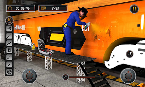 Bus Mechanic Auto Repair Shop-Car Garage Simulator For PC installation