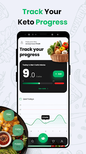 Android application Swifto: Keto Diet Carb Counter screenshort